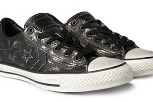 Converse x John Varvatos Metallic Snakeskin-Effect Trainers