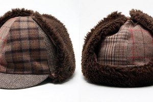 White Mountaineering Patchwork Chapka Cap