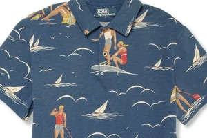 Polo Ralph Lauren Surf-Print Cotton-Jersey Polo Shirt