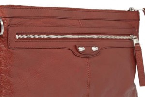 Balenciaga Creased-Leather Pouch