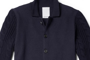 Wooyoungmi Contrast-Knit Wool Cardigan