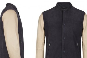 AllSaints Bleek Leather Bomber Jacket